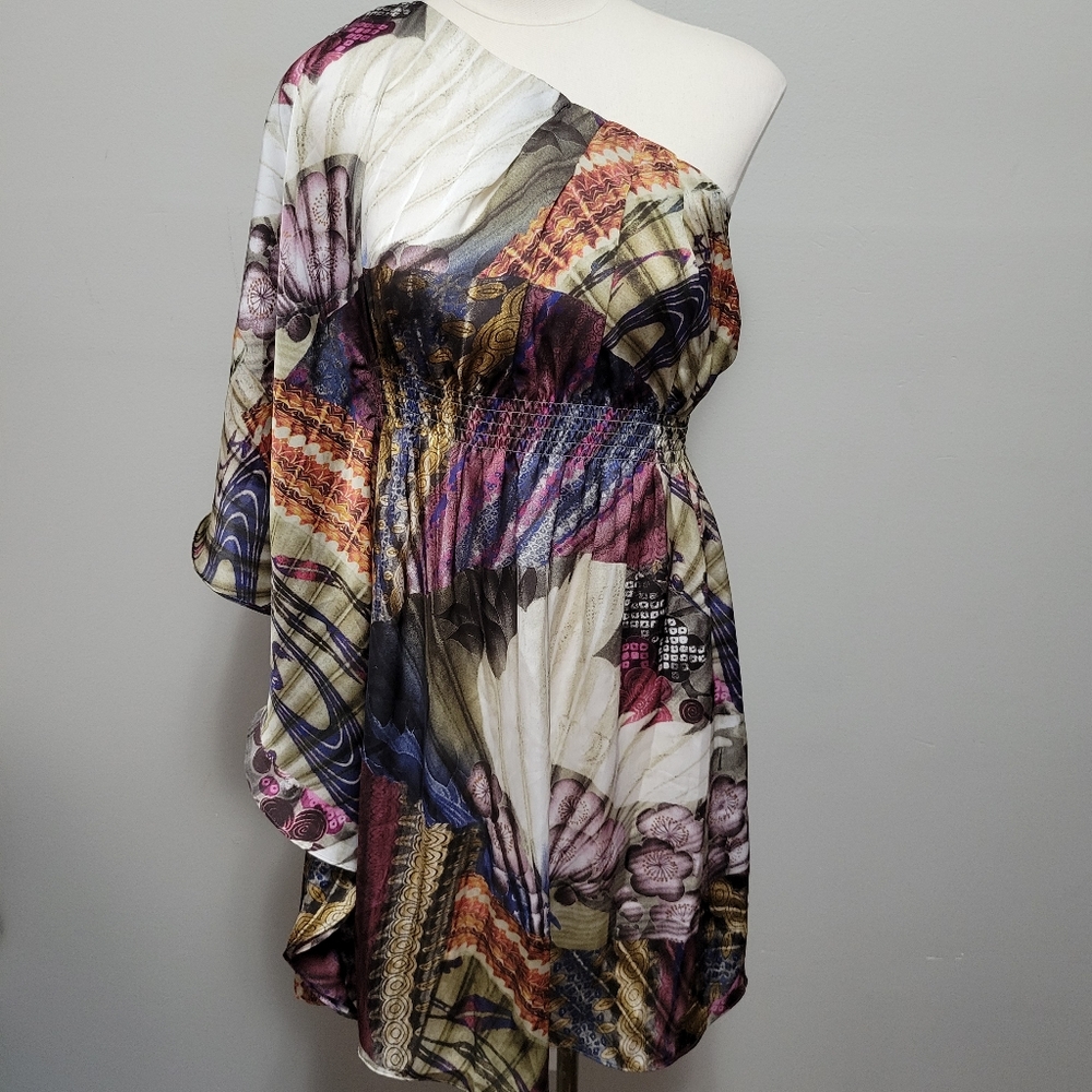 Muse for Boston Proper subliminal one shoulder dress size 4